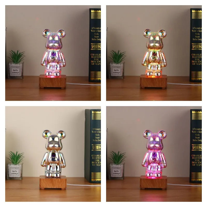 Teddy bear lamp 3D atmosphere