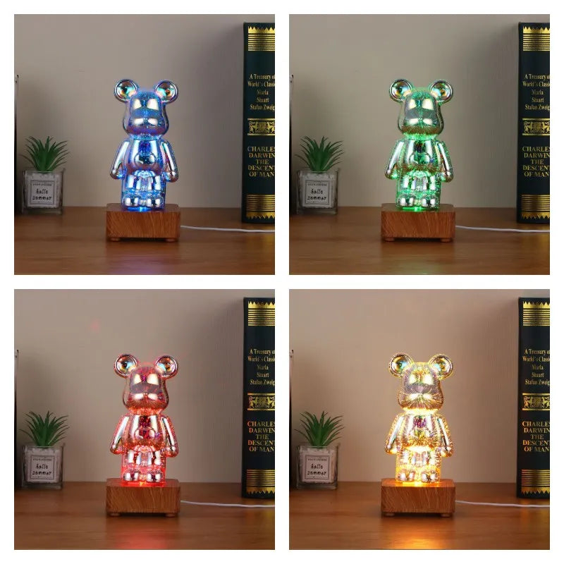 Teddy bear lamp 3D atmosphere