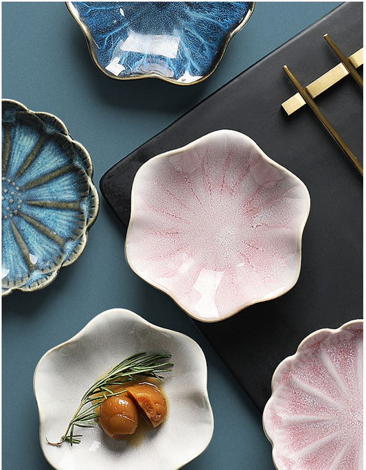 Flower Shape Plate Handmade