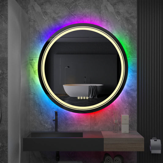 LED RGB Mirror Dimmable Multicolor