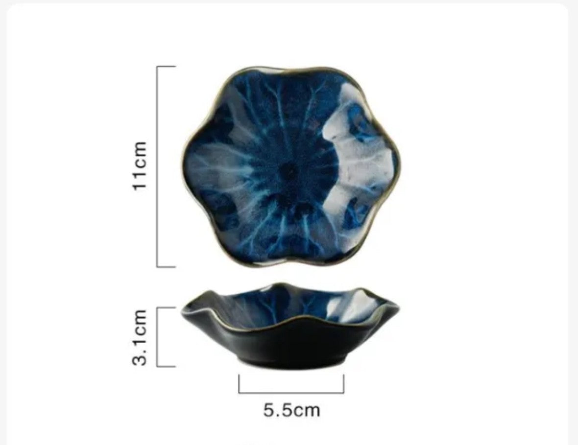 Flower Shape Plate Handmade