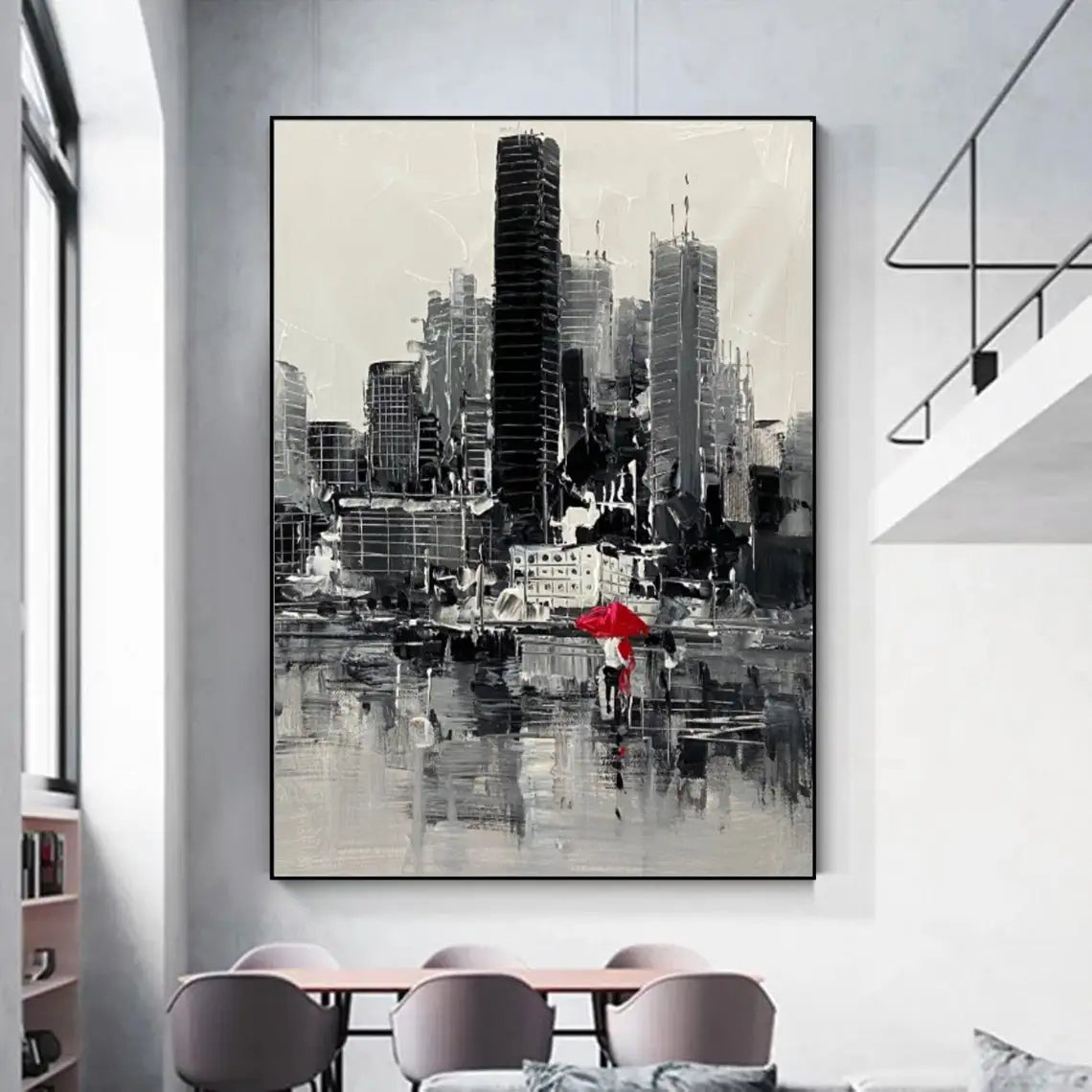 New York City Oil Painting Handmade