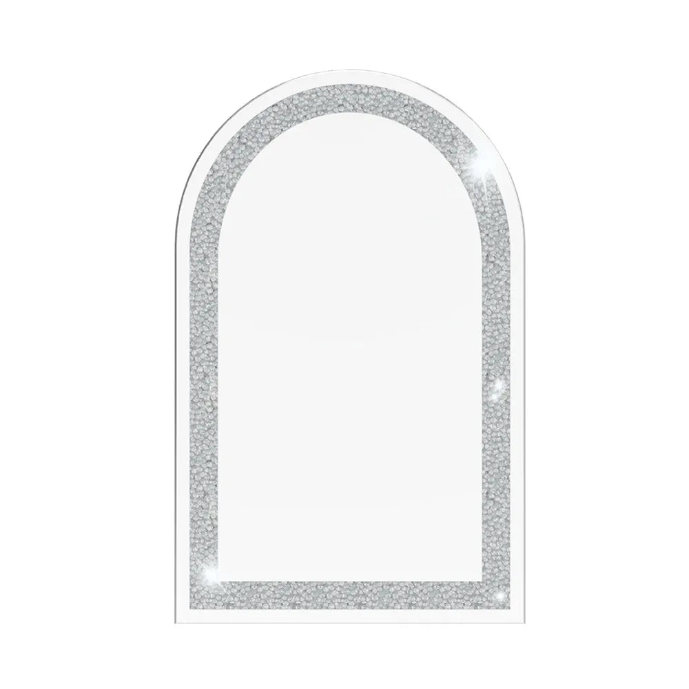 Decorative Diamond Glitter Wall Mirror 90x60cm