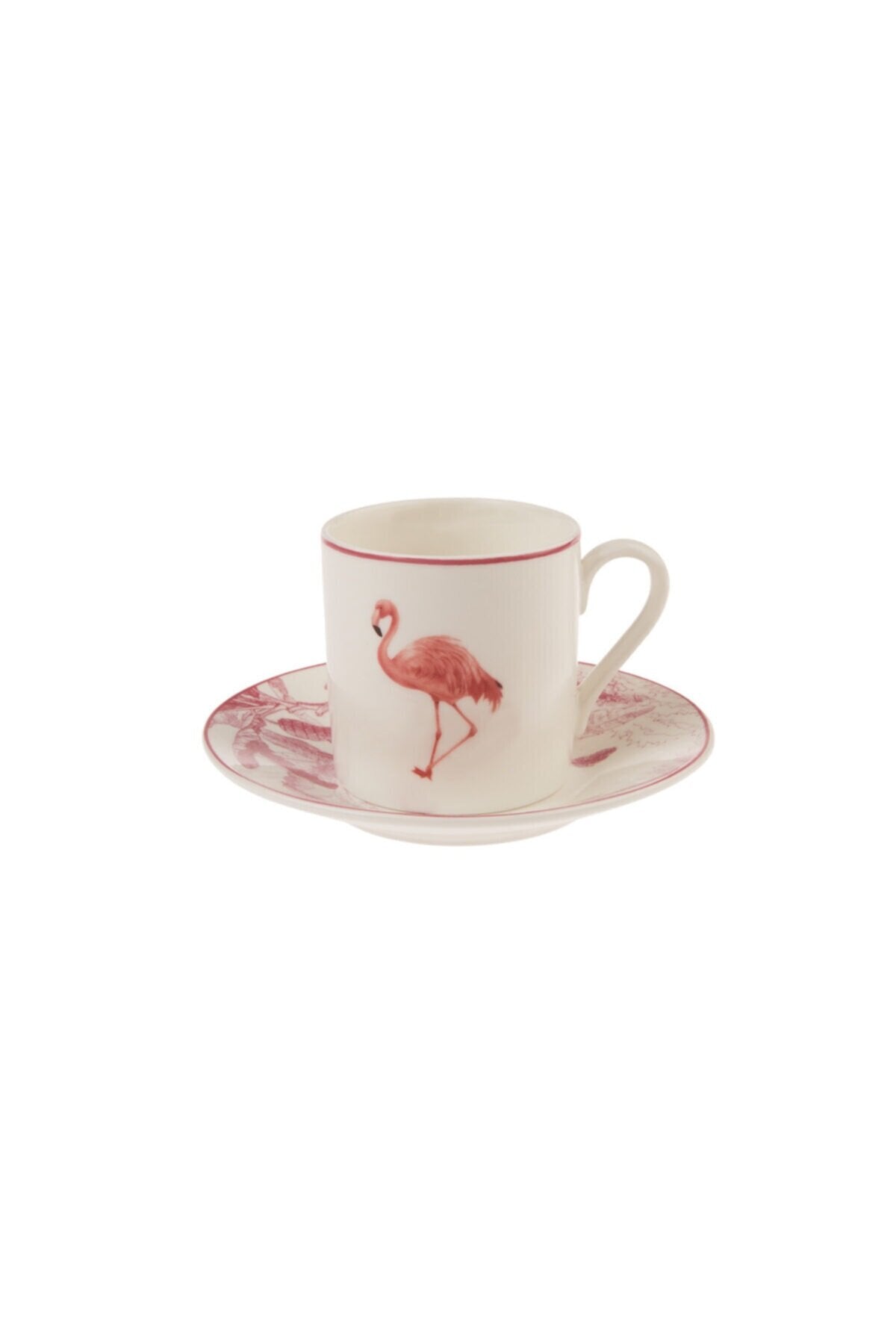 Espresso Cups Saucer Animals (Set of 6 x Cup and Saucer)