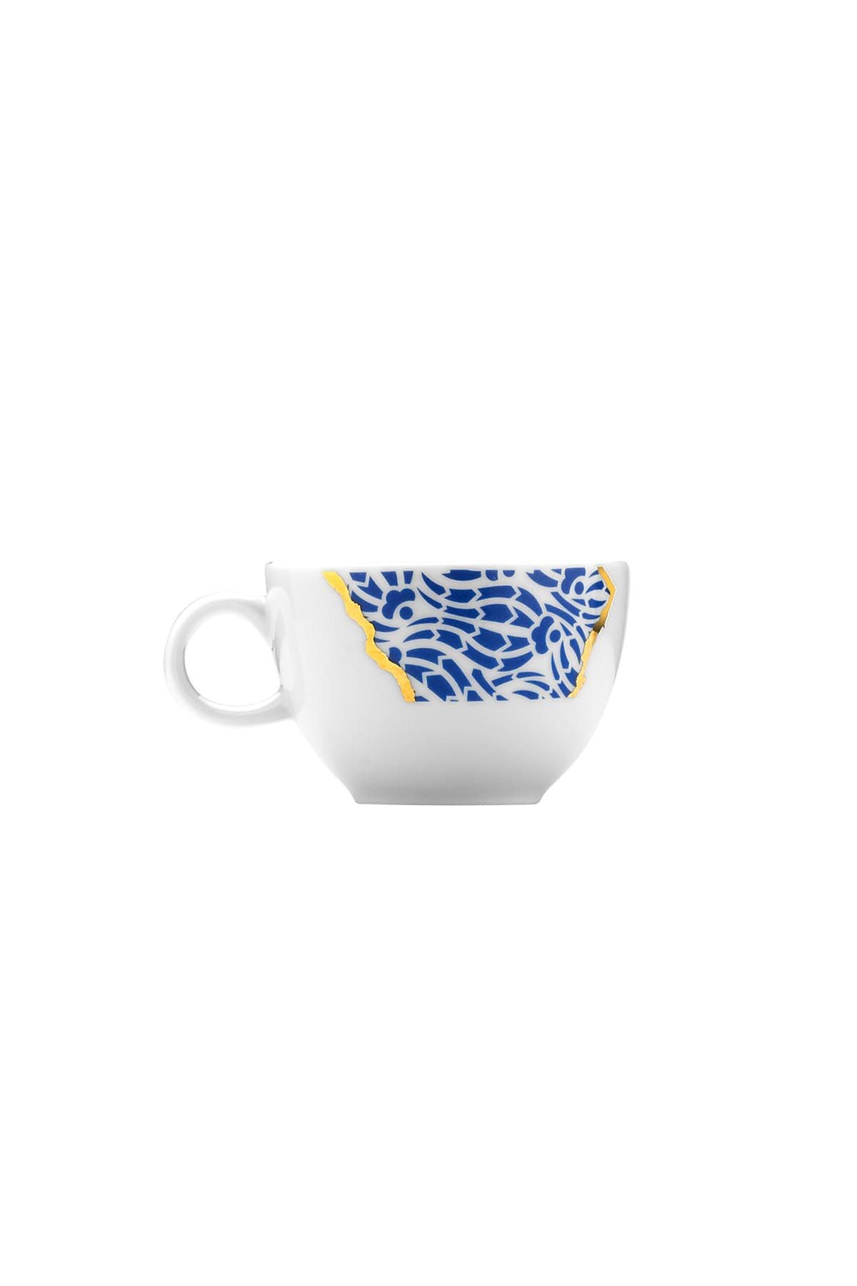 Coffee cups / saucers set of 12 blue white