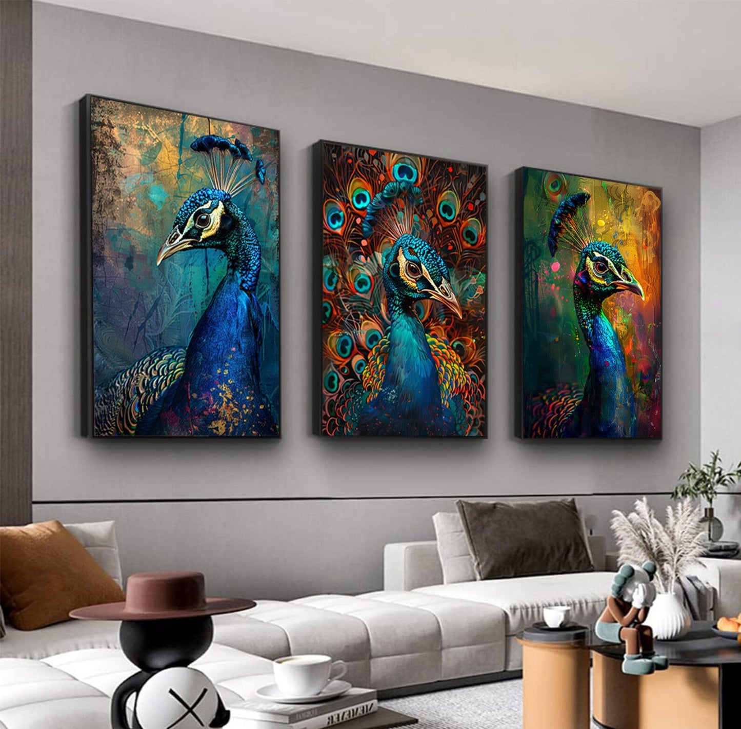 Feather Flying Birds Canvas