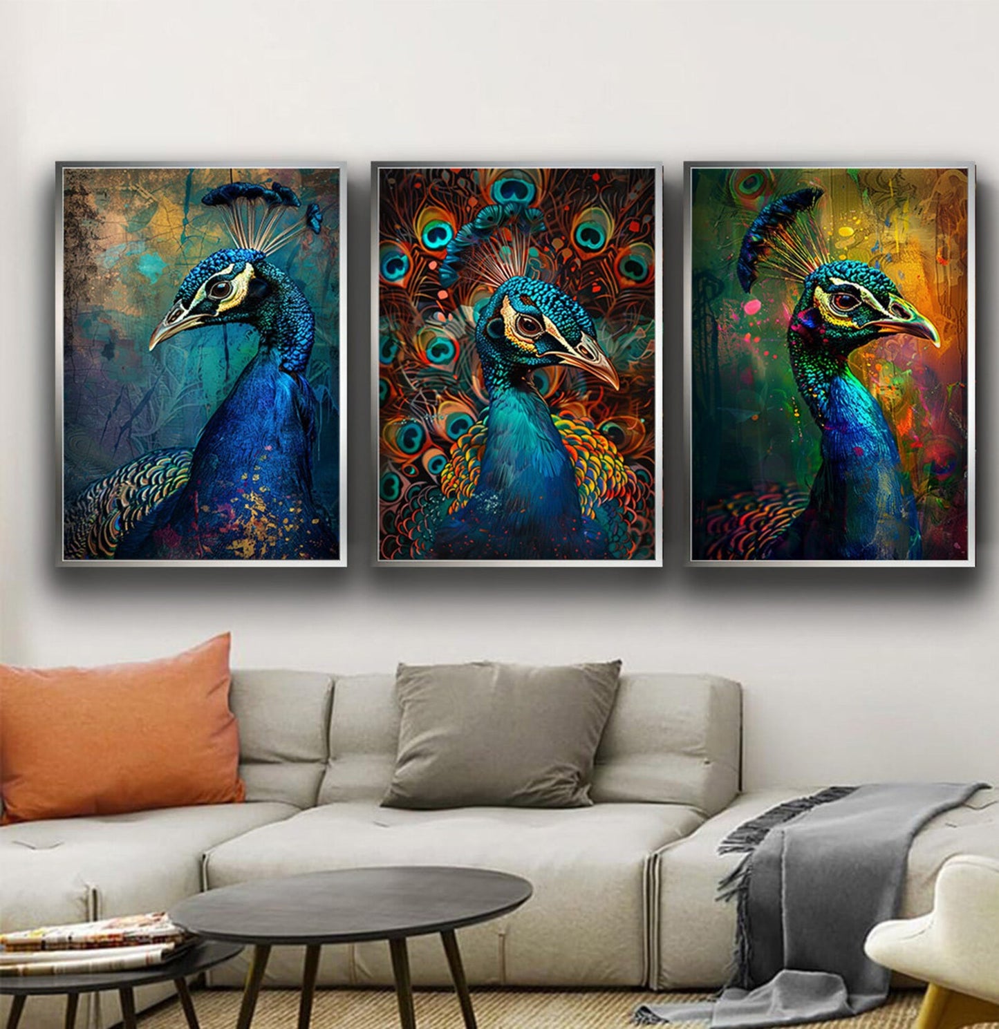 Feather Flying Birds Canvas