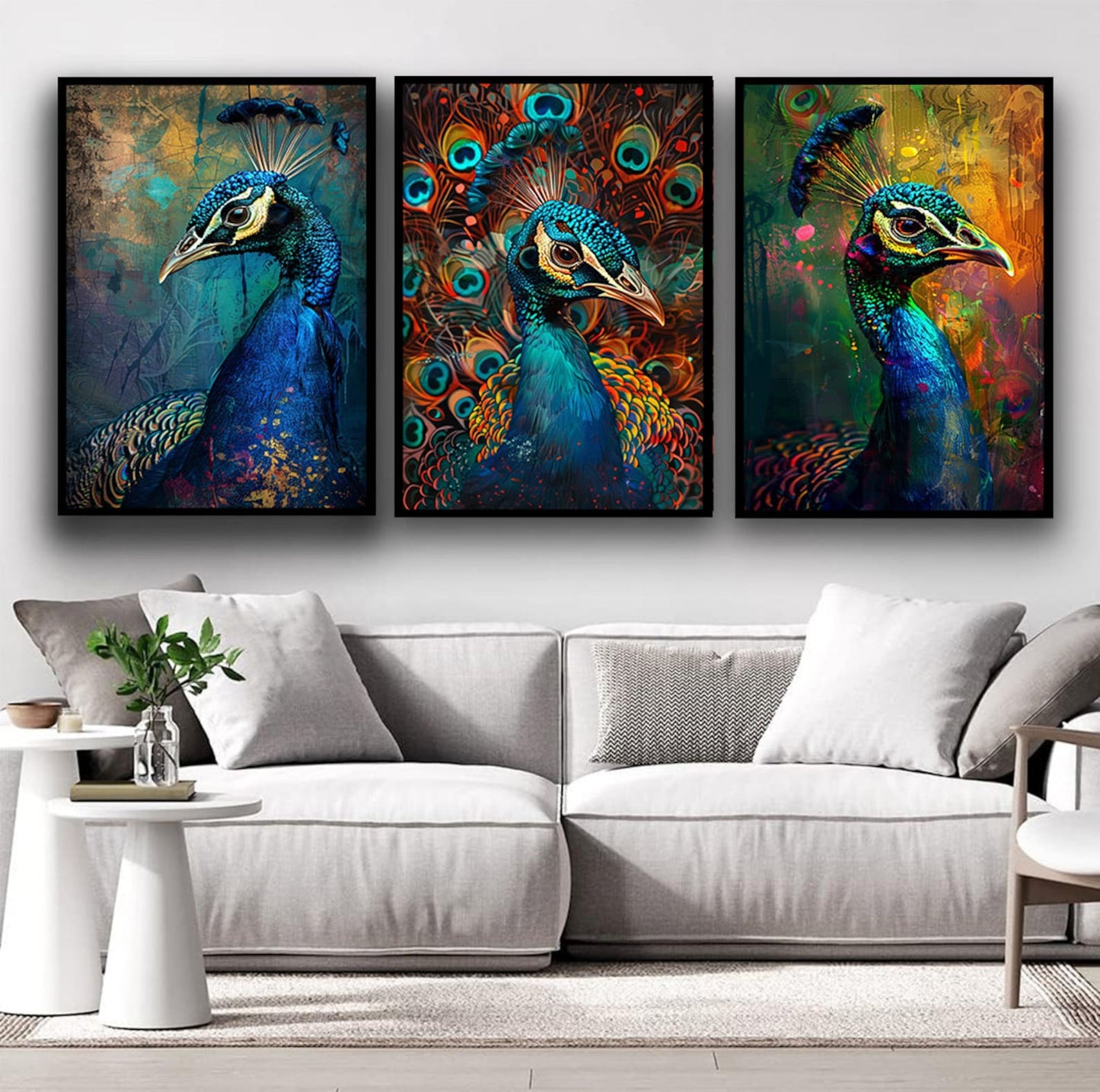 Feather Flying Birds Canvas