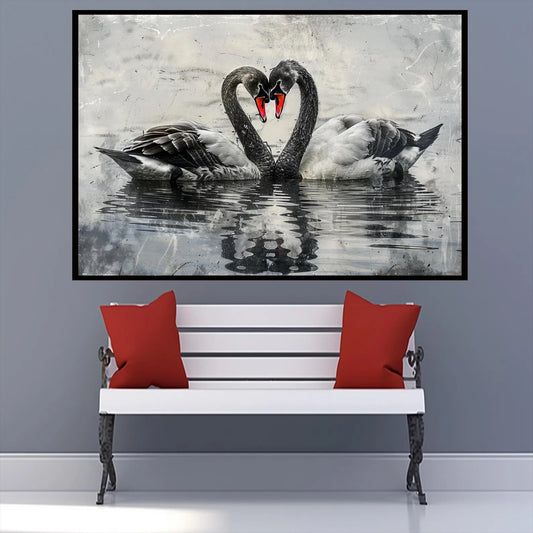 Feather Flying Birds Canvas