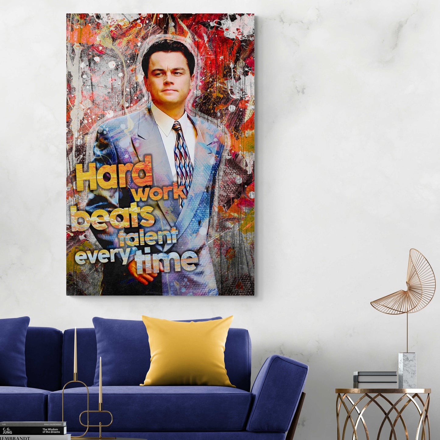 POP ART Wolf of Wall Street motivation saying