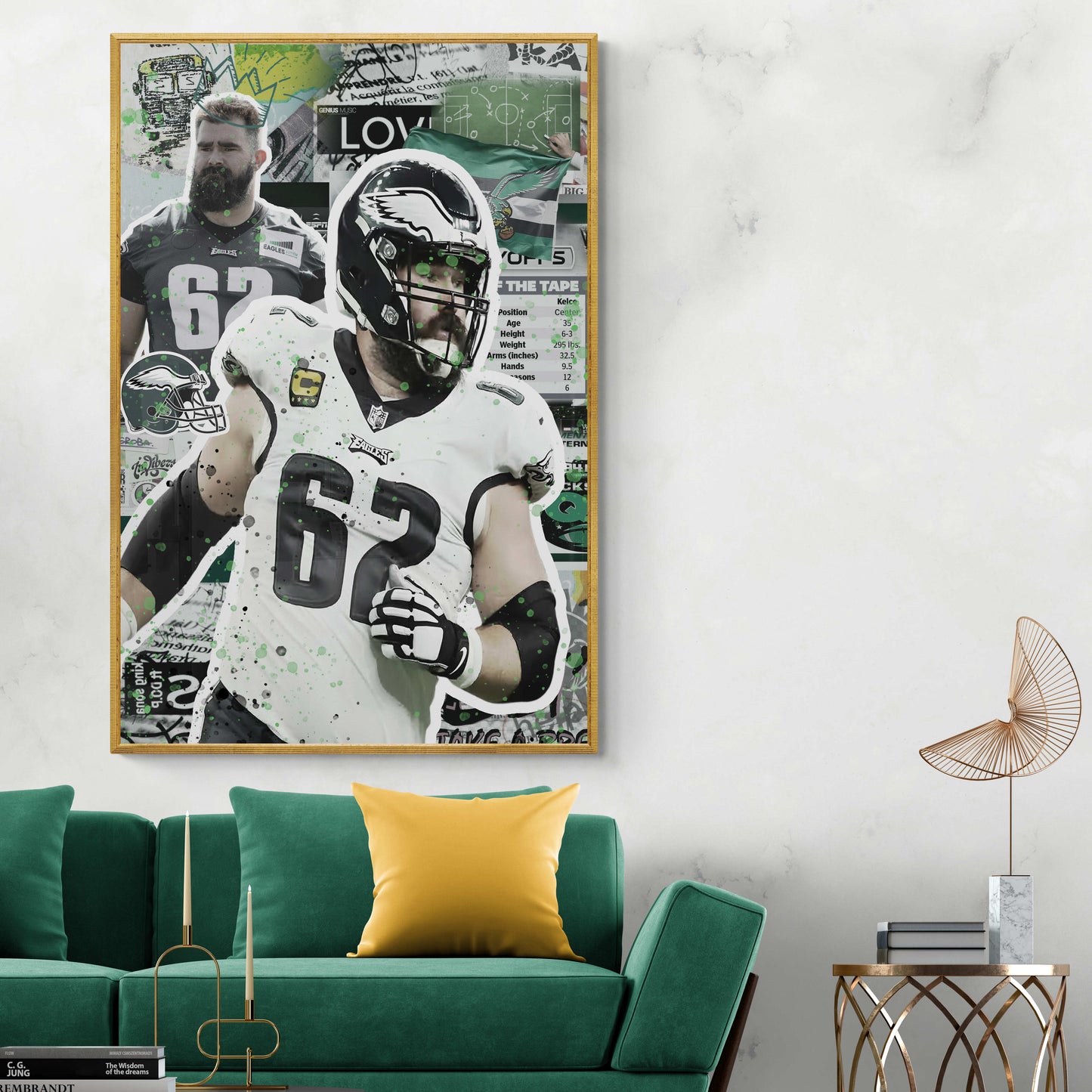 POP ART American Football Jason Kelce