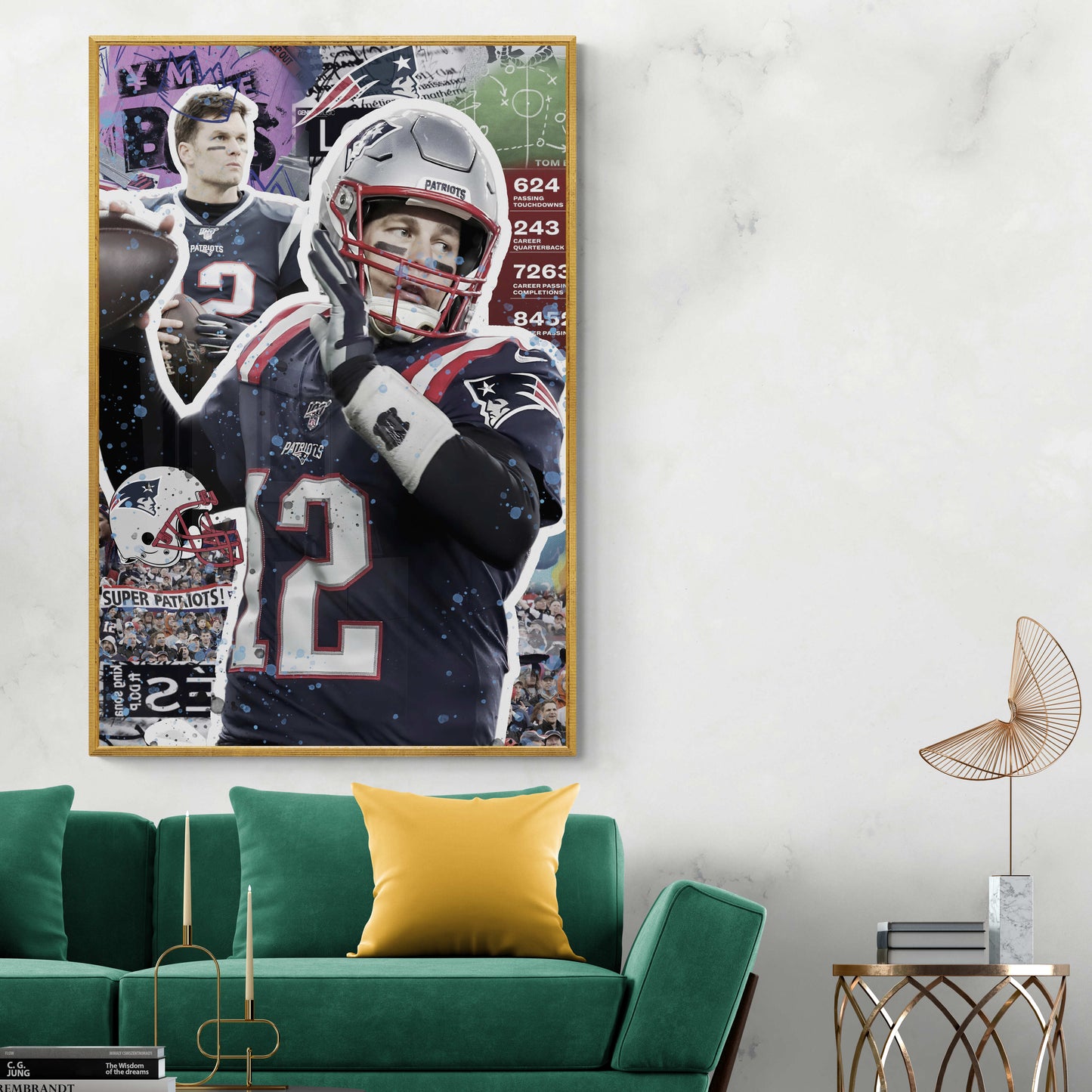 POP ART American Football Brady