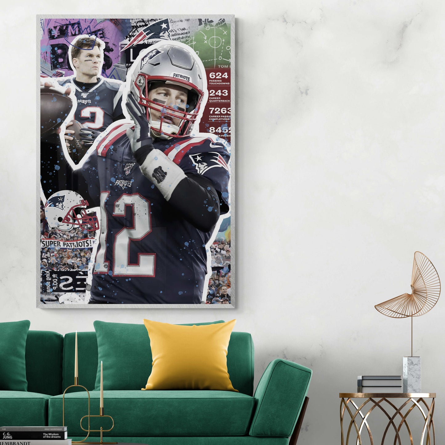 POP ART American Football Brady