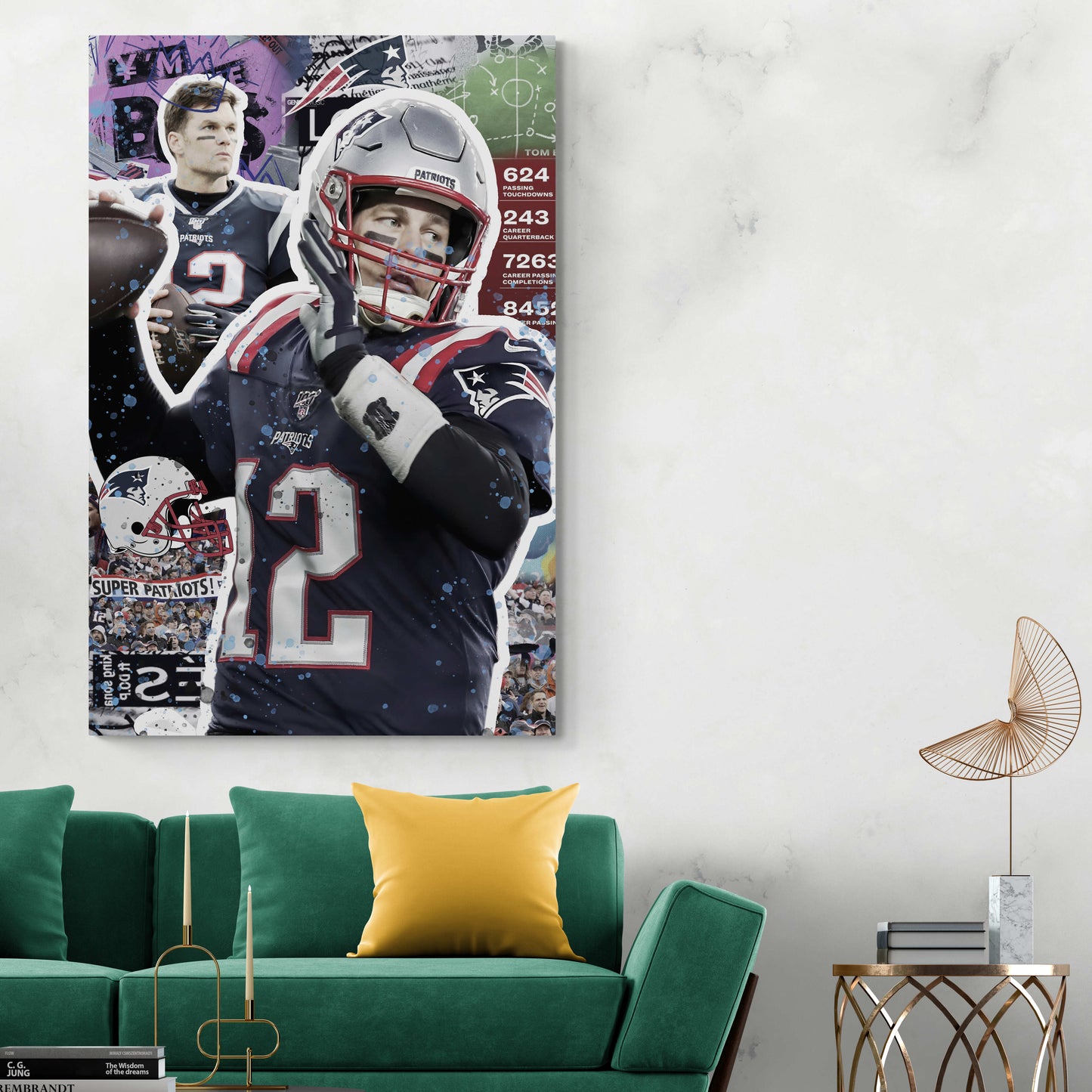 POP ART American Football Brady