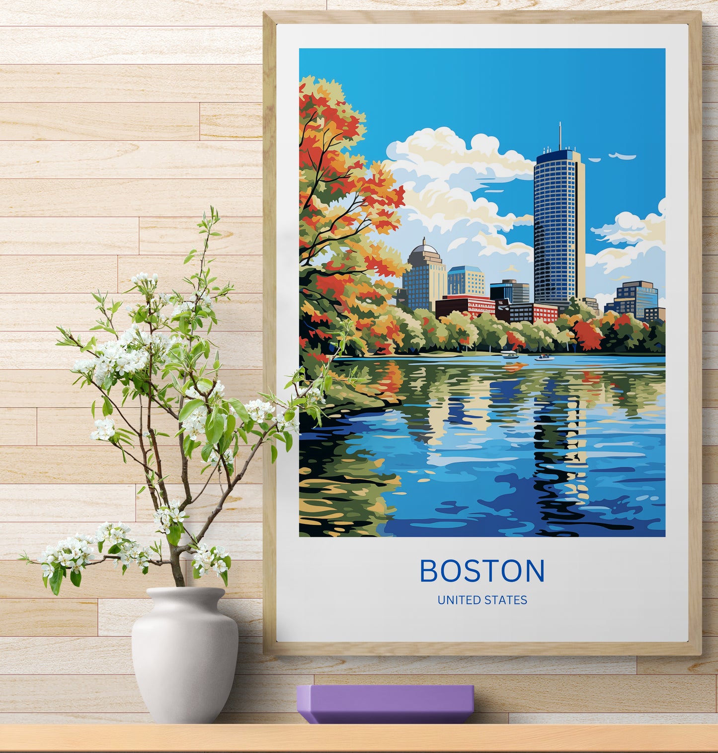 Travel Poster Boston