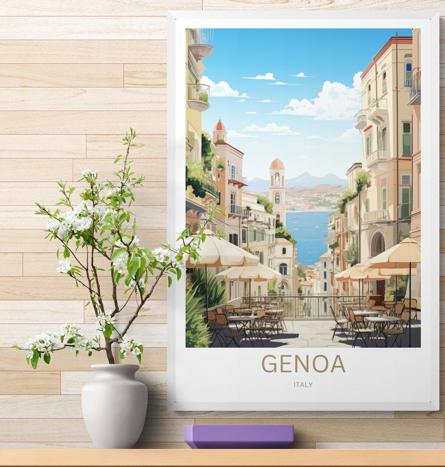 Travel Poster Genoa