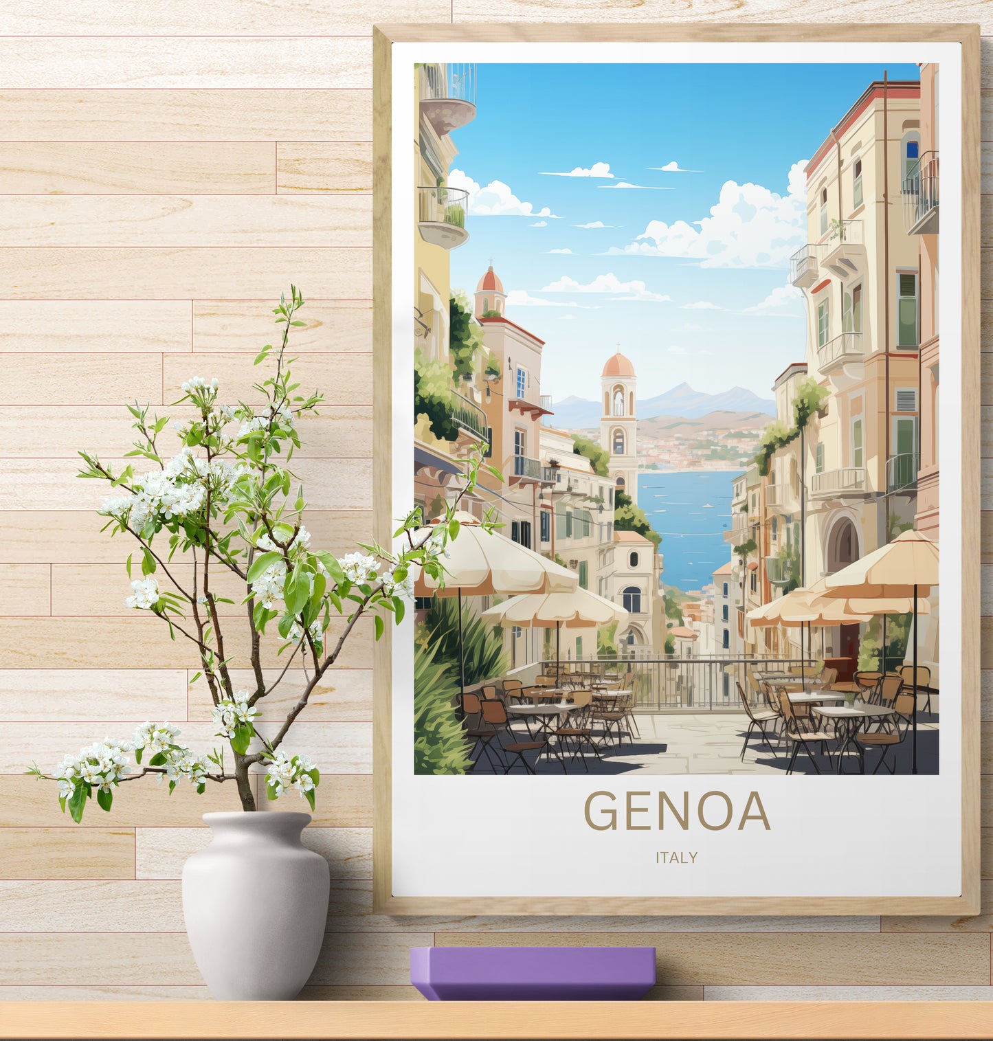 Travel Poster Genoa