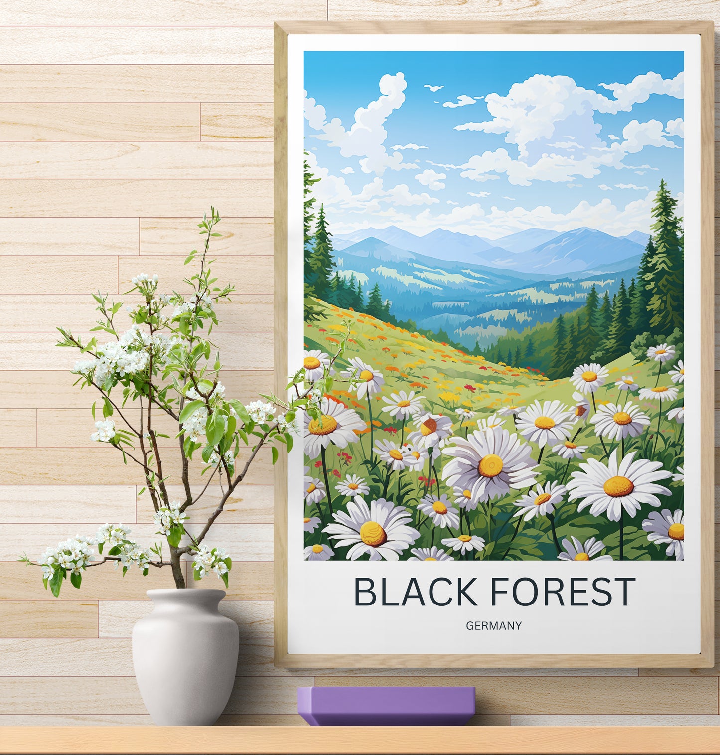 Travel Poster Black Forest