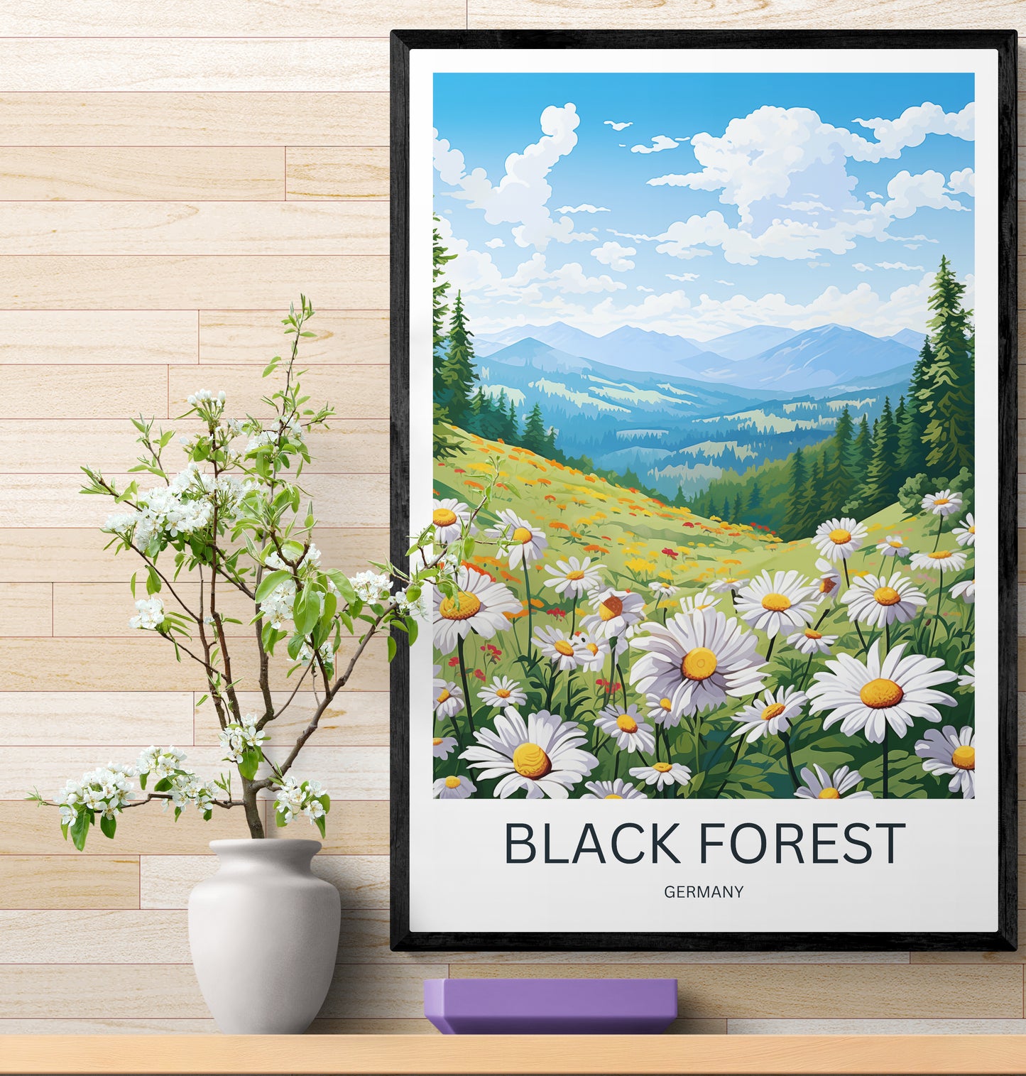 Travel Poster Black Forest