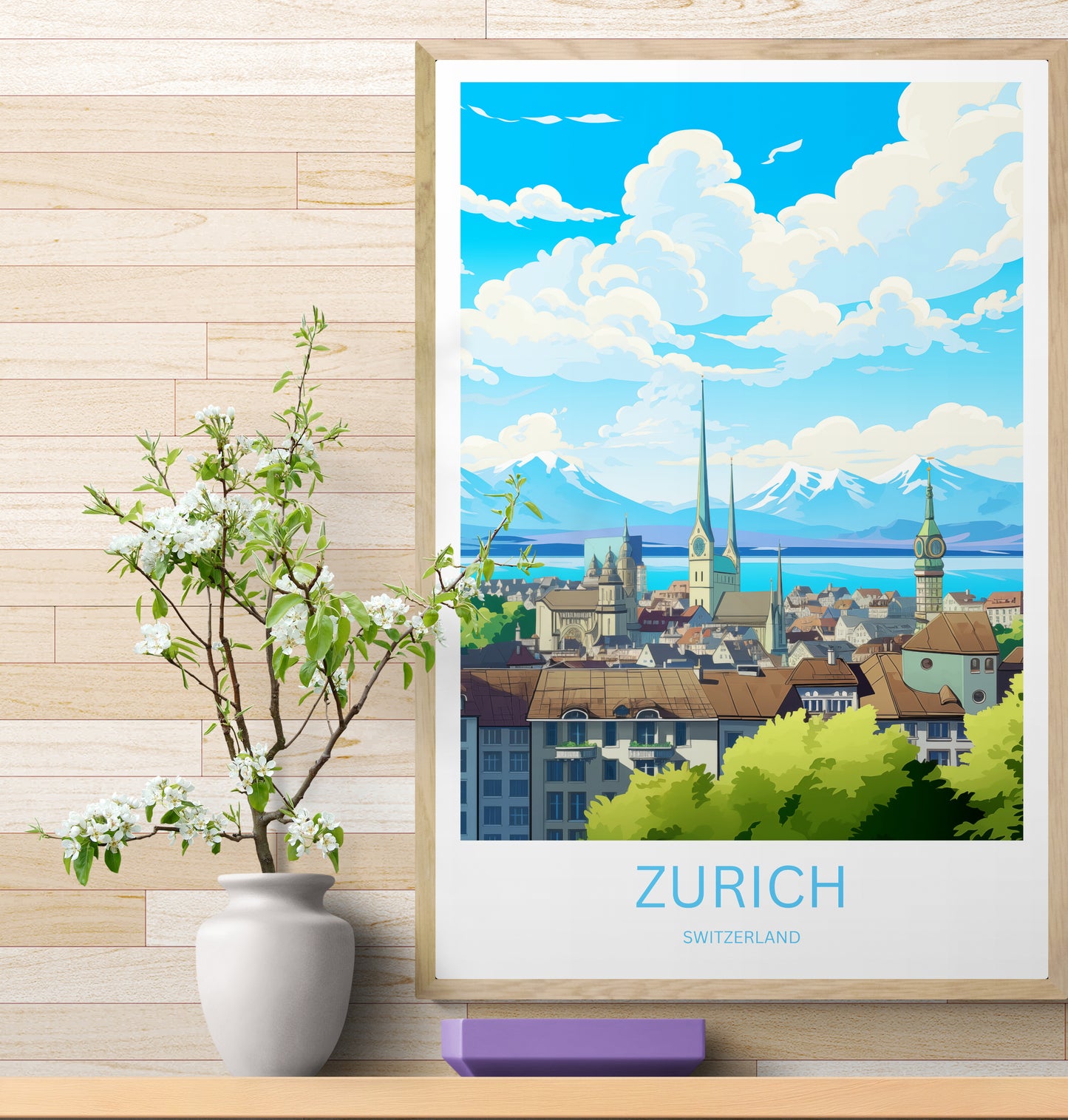 Travel Poster Zurich