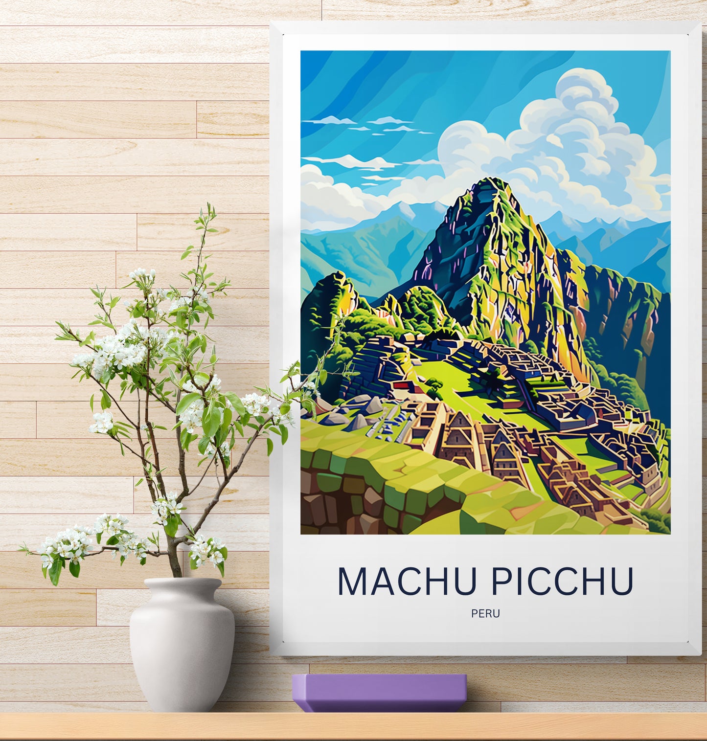 Travel Poster Machu Picchu