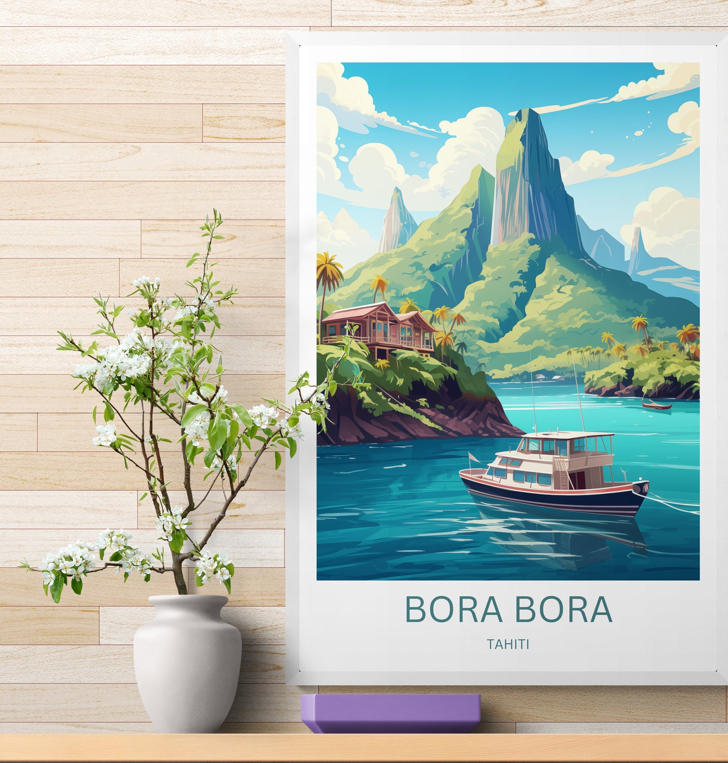 Travel Poster Bora Bora