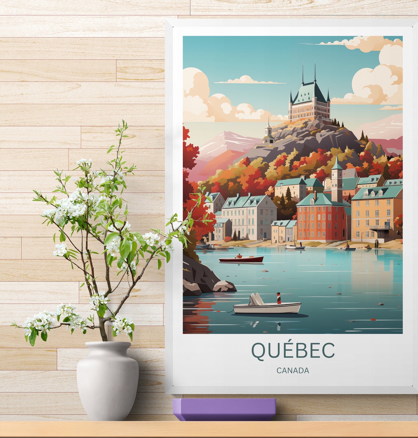 Travel Poster Petra Quebec