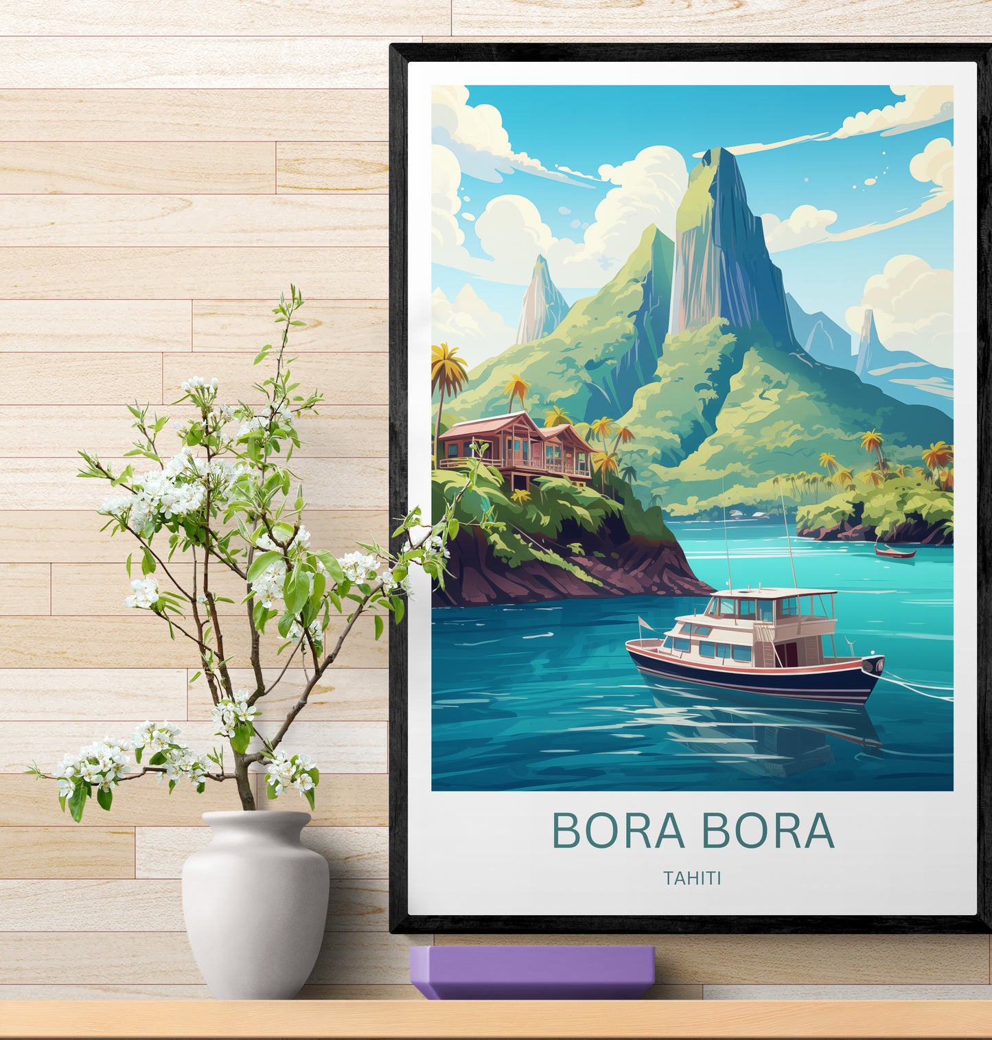 Travel Poster Bora Bora