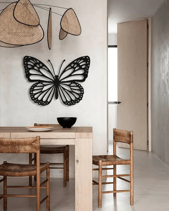 Butterfly metal wall art