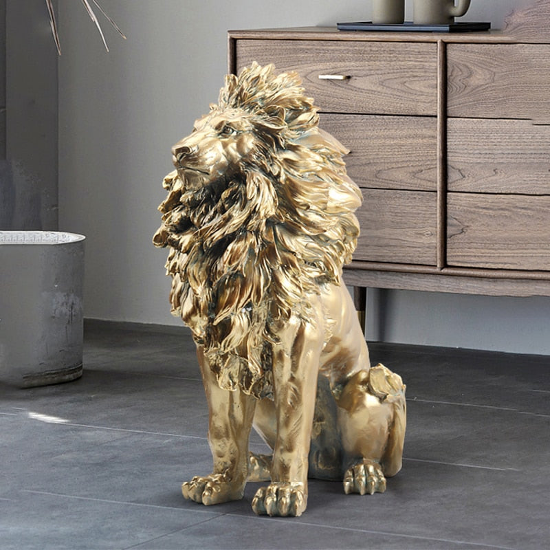 Lion sculpture