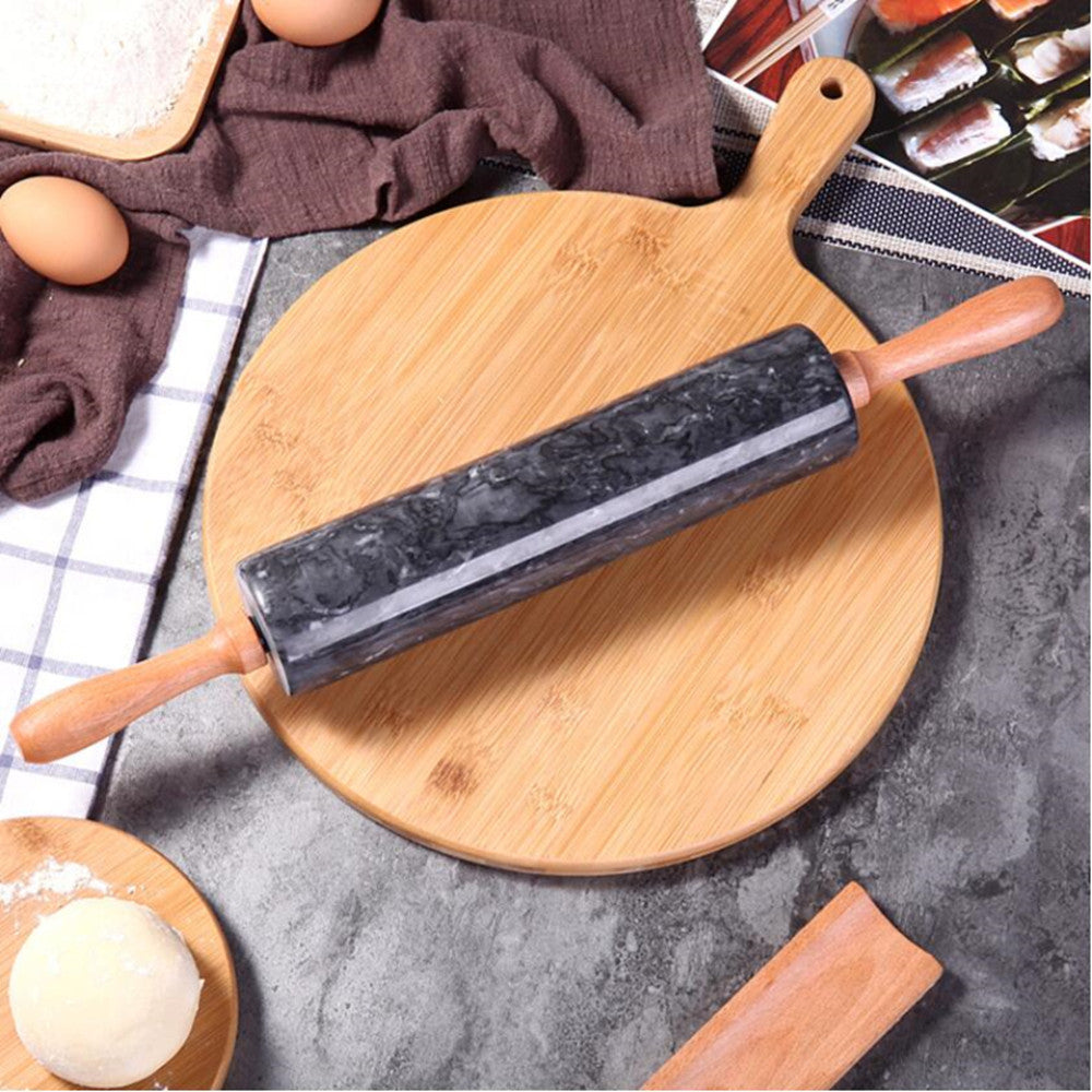 Marble rolling pin