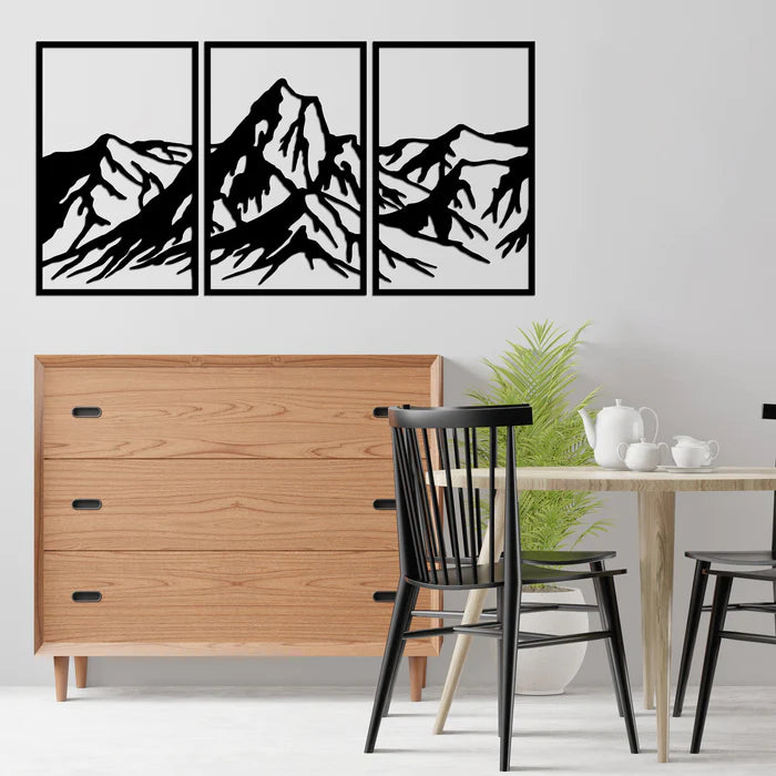 Peak of Serenity Metal Wall Art