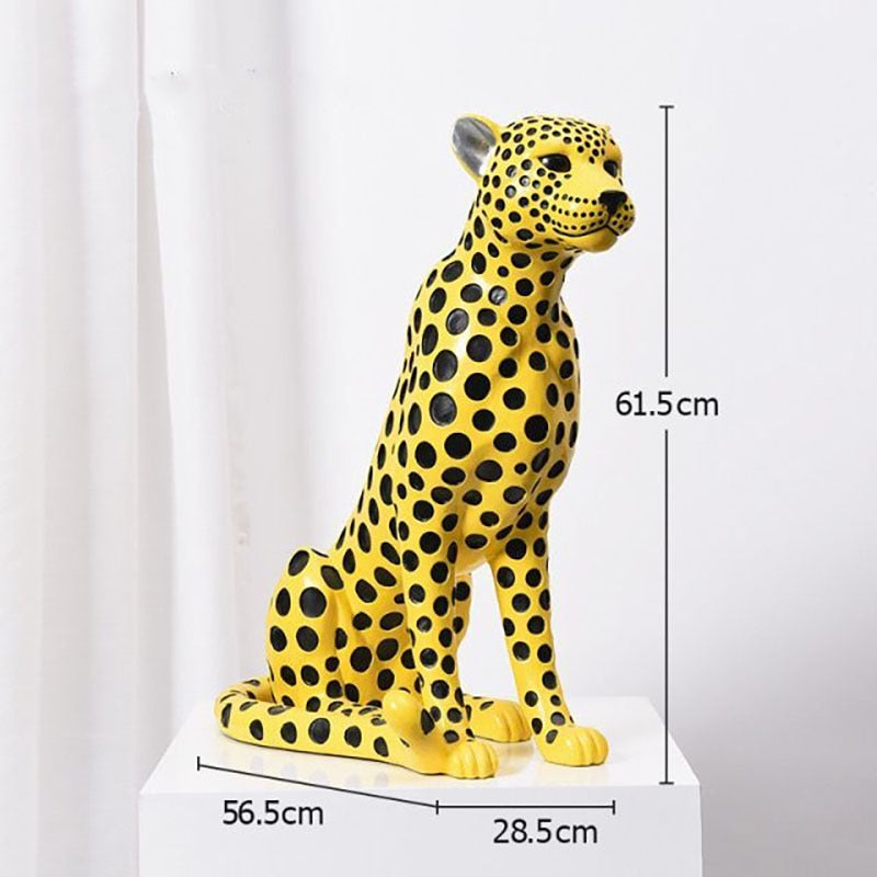 Leopard sculpture