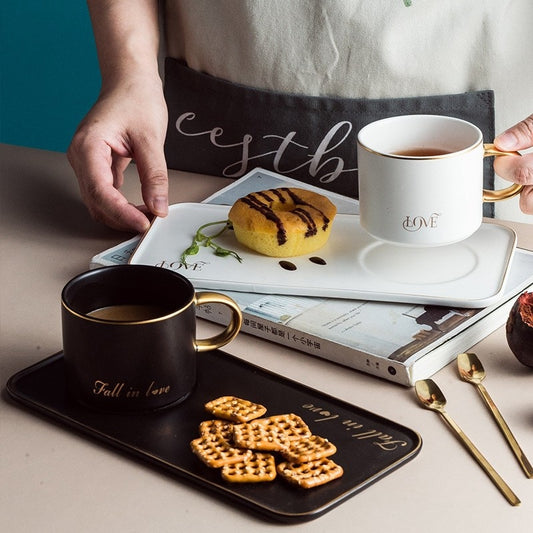 Cup saucer/spoon set Love