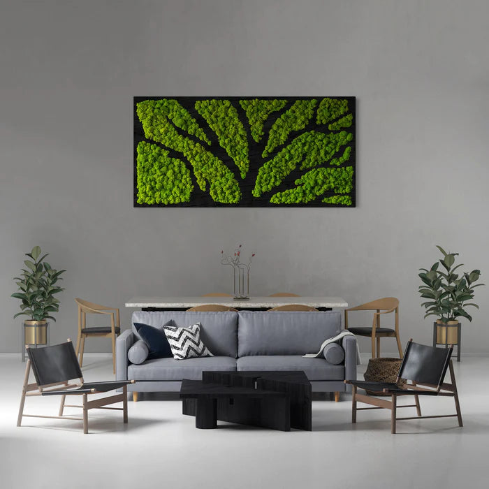 Tree moss art picture