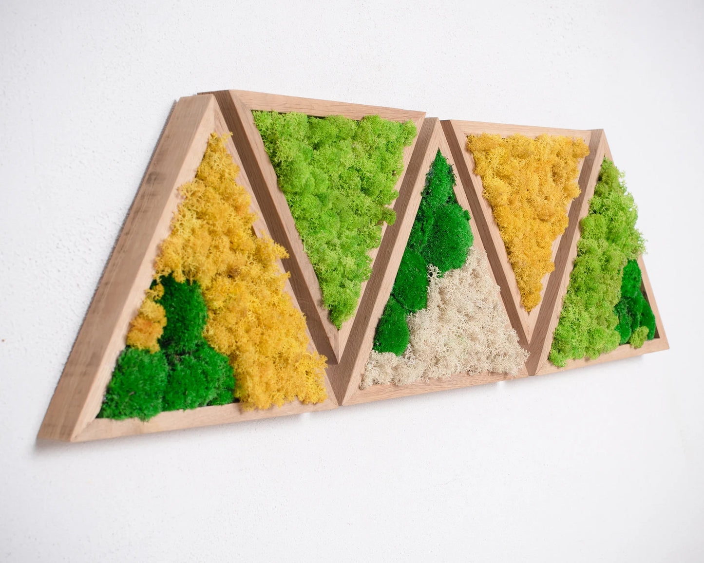 5-piece moss multicolored Art by Luxana