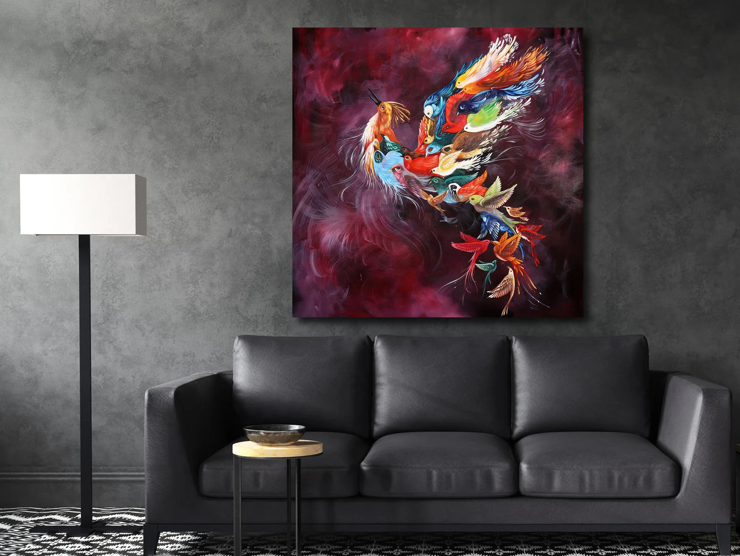 Red Phoenix Canvas