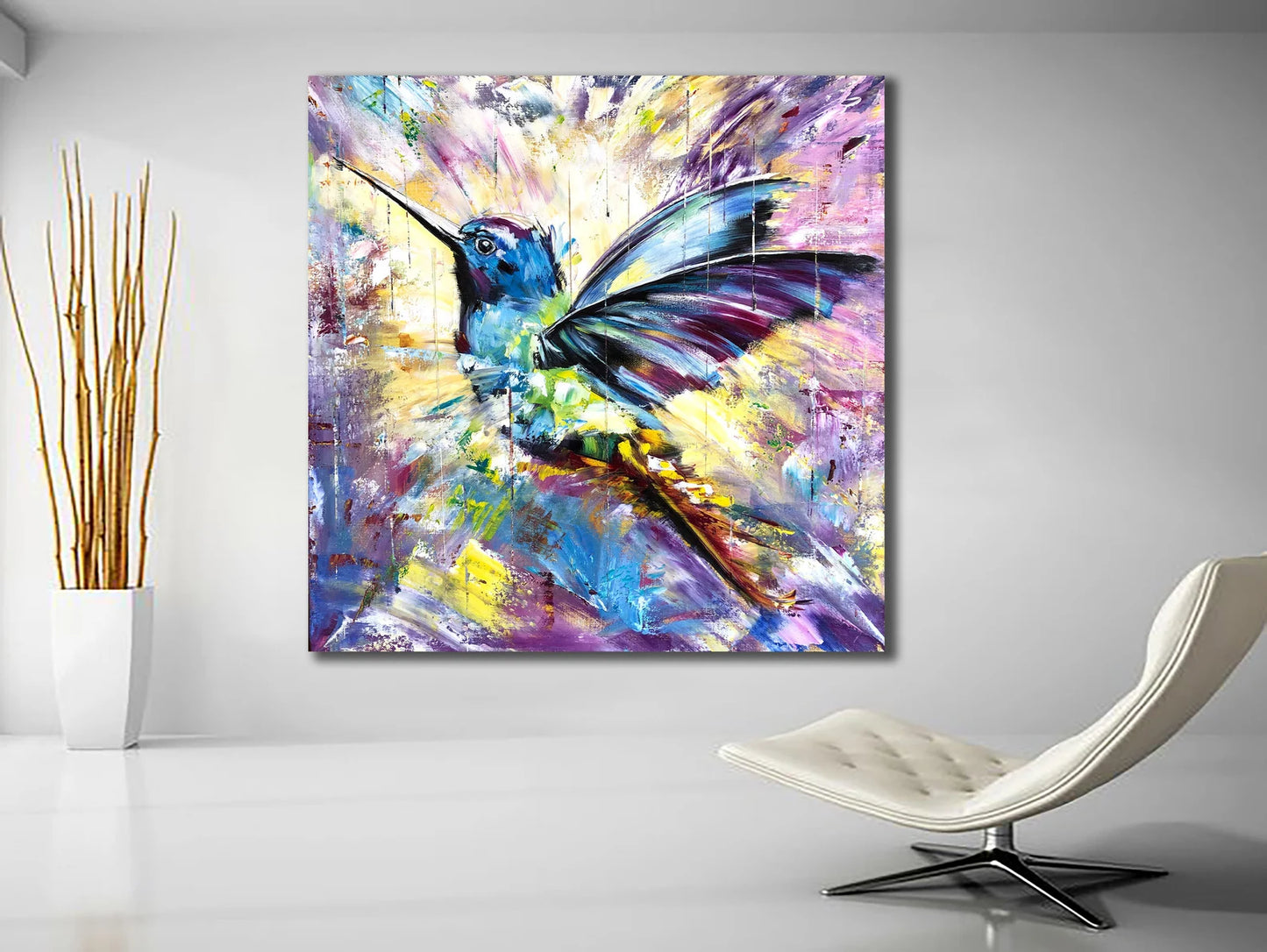 Hummingbird canvas