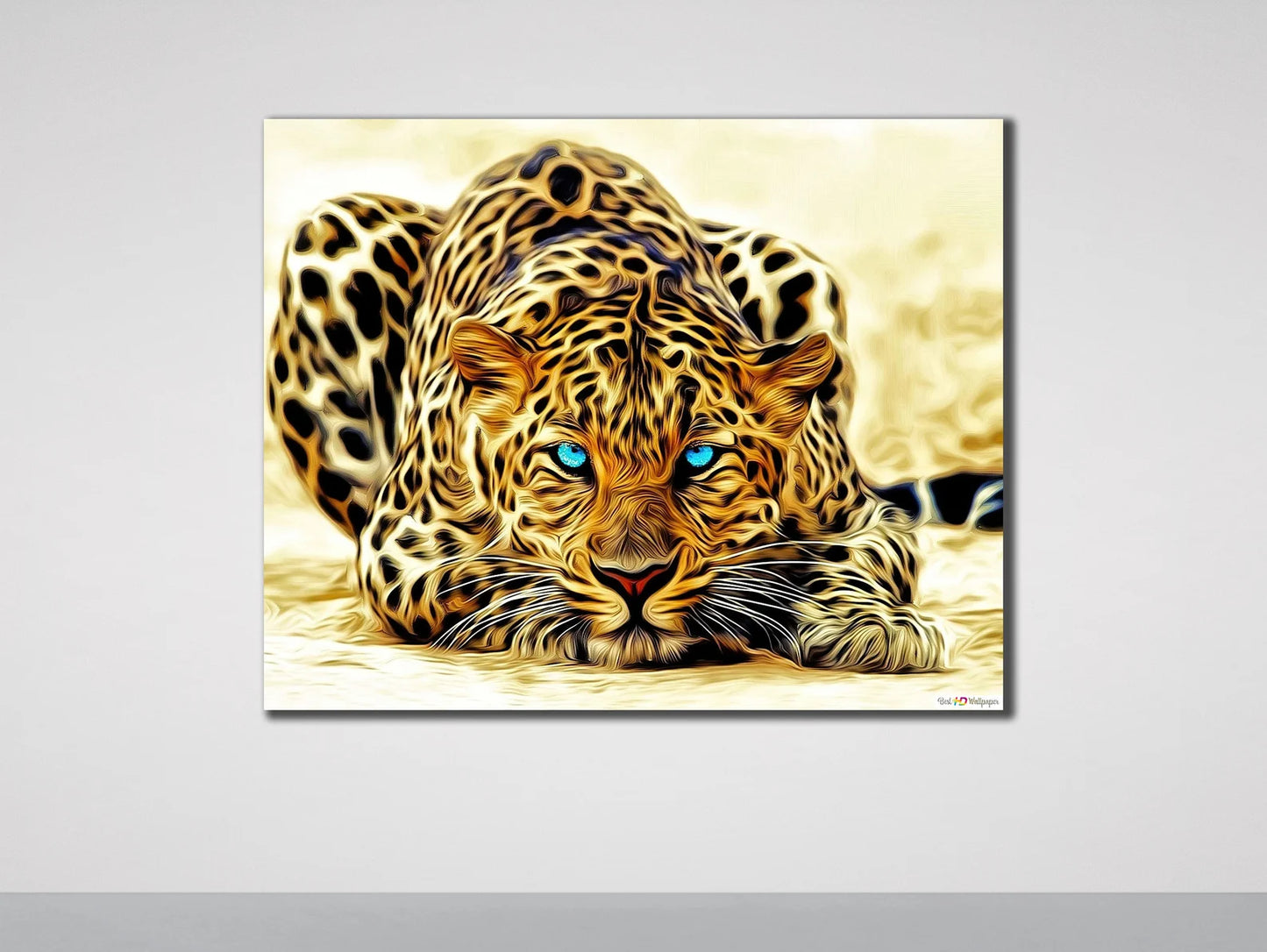 Blue Eyed Tiger Canvas