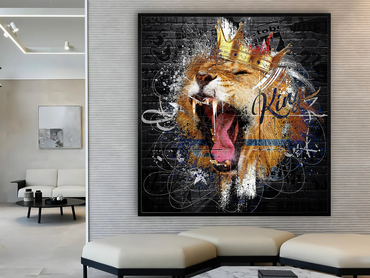 Lion King Art with Frame