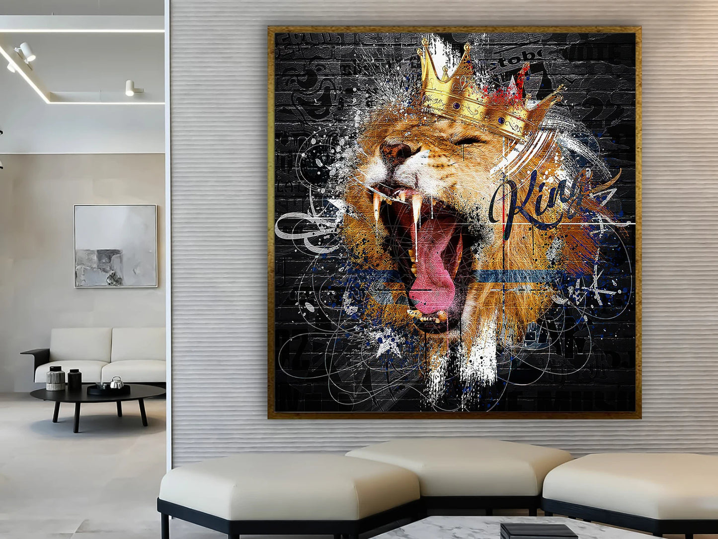 Lion King Art with Frame