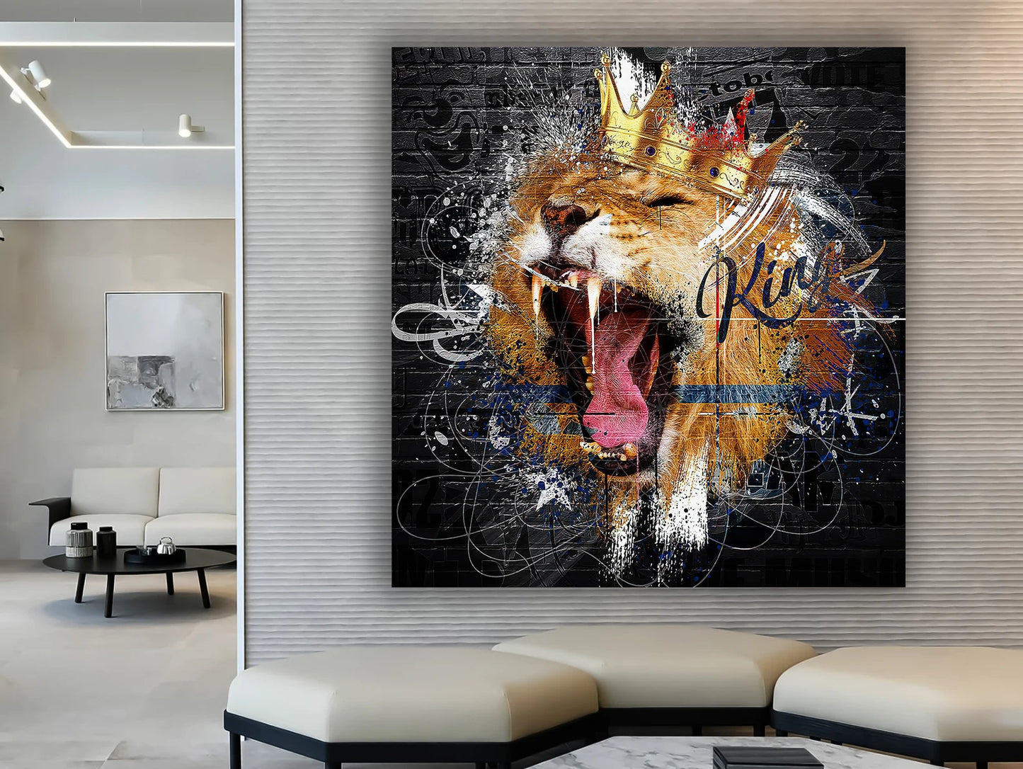 Lion King Art with Frame