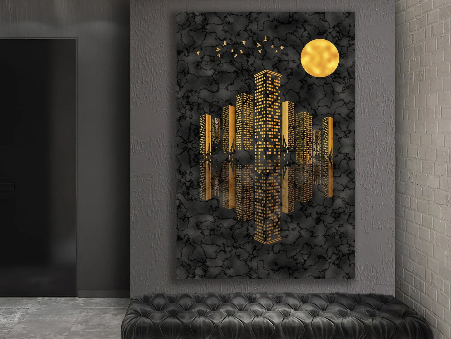 Urban cityscape canvas