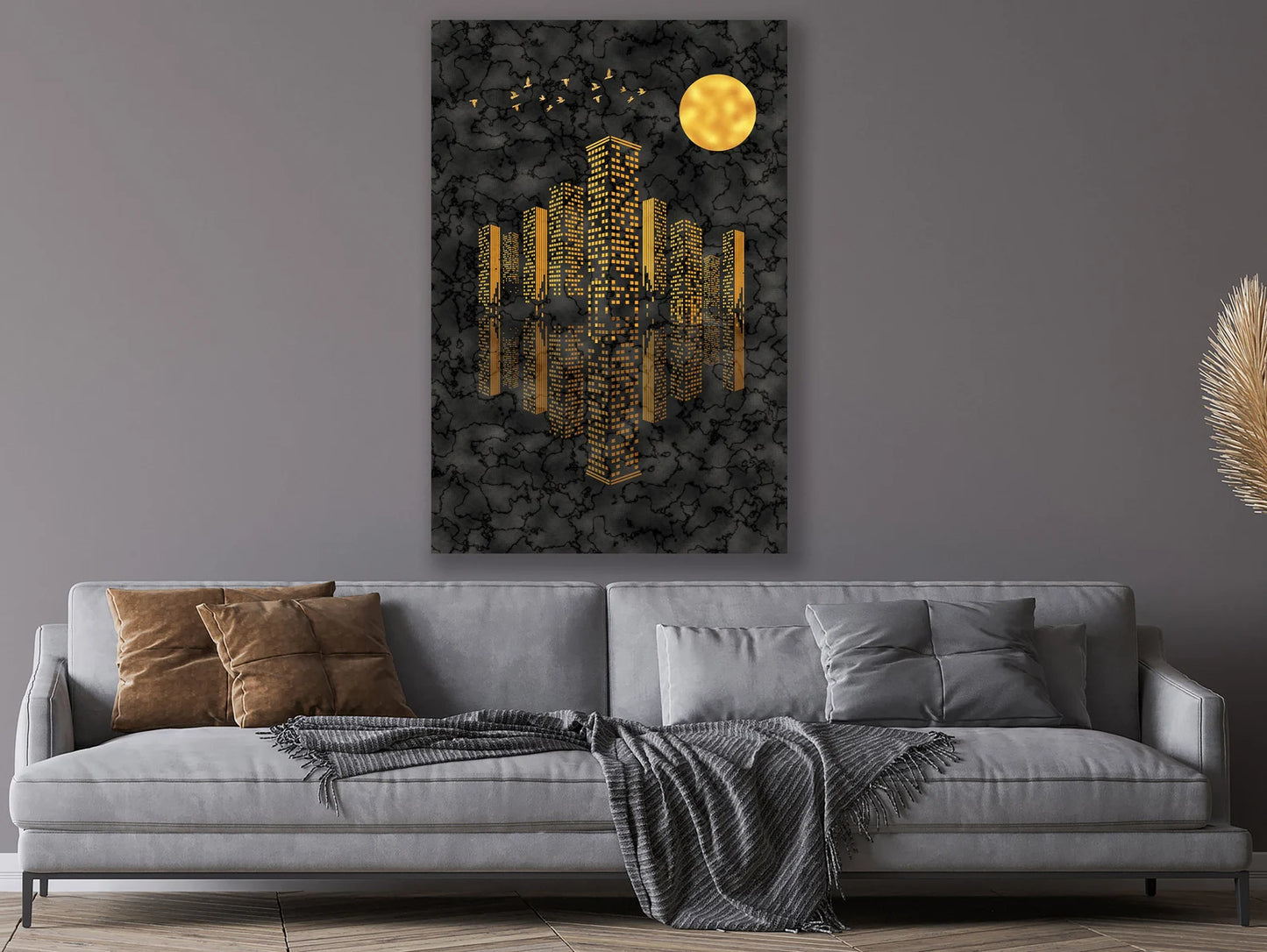 Urban cityscape canvas